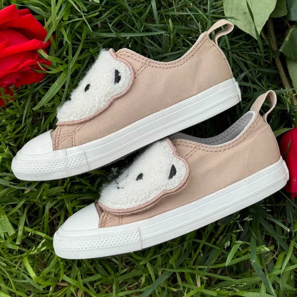 Toddler Teddy Bear Converse Sneakers 🧸